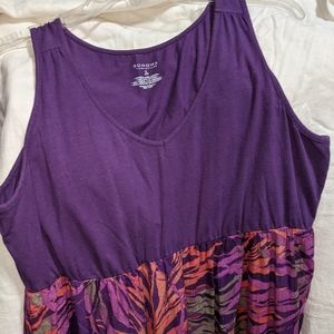 Sonoma purple sleeveless sundress
